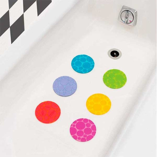 Mini alfombras antideslizantes para bañera White Hot®.  Munchkin
