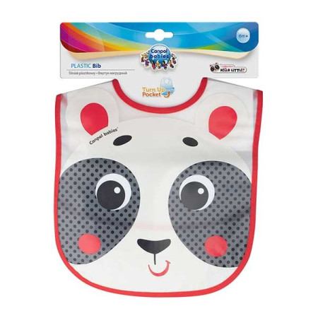 Babero impermeable con bolsillo “Tigre”. Canpol Babies