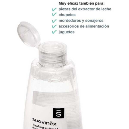 Detergente para biberones y tetinas 500 ml. Suavinex