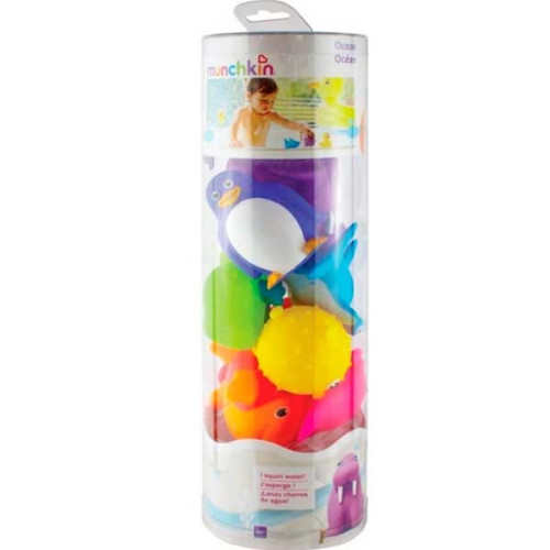 Juguetes de Baño “Animalitos Marinos Lanzachorros” 8 Uds.  Munchkin