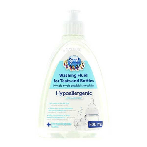 Detergente para Biberones y Tetinas 500 ml.  Canpol Babies.