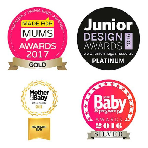 Miosoft pañal dos piezas "Crema de Fresas".  Bambino Mio