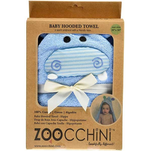 Toalla para Bebé Hipopótamo.  Zoocchini