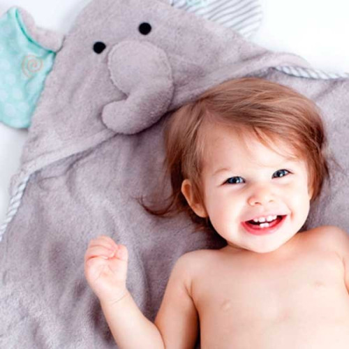 Toalla para Bebé Elefante.  Zoocchini
