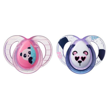 Chupetes Any Time 6 a 18 meses (x2) "Corona". Tommee Tippee