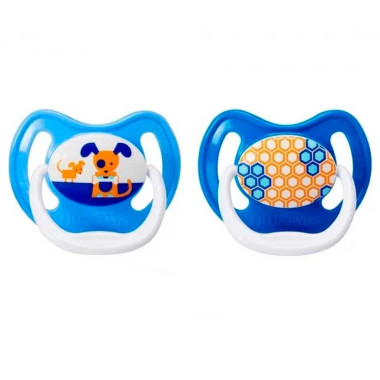 Chupete Prevent Talla 2 (6-12)  2 Ud. Dr Brown