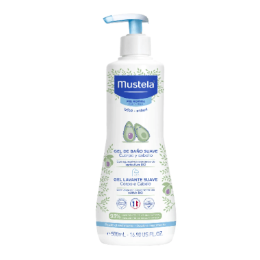 Gel de Baño Suave Mustela 500ml.  Mustela