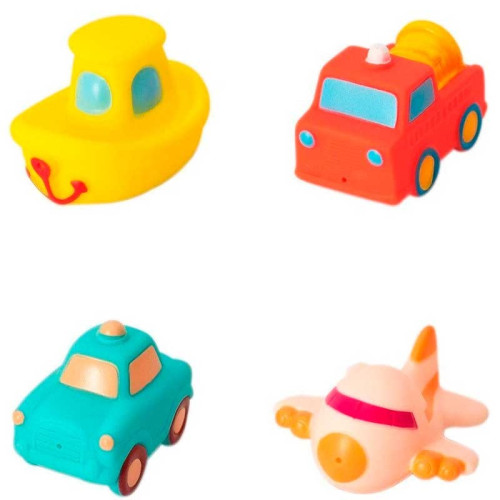 Set de 4 Juguetes de baño 