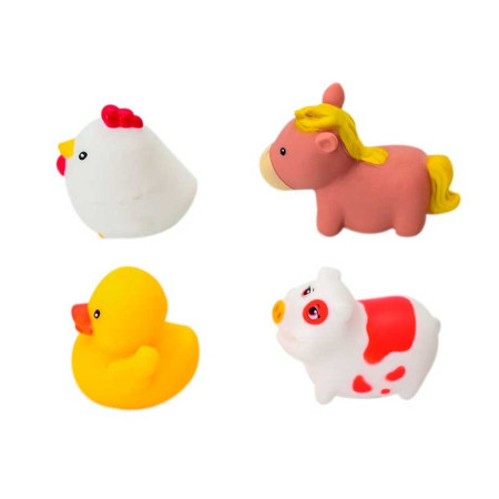 Set de 4 Juguetes de baño 