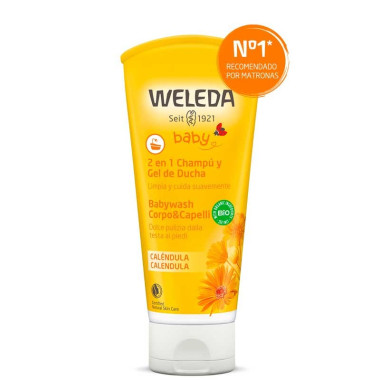 Pack Champu y gel de ducha + leche corporal Calendula.Weleda