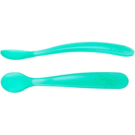 Cuchara Silicona Blanda 6m+ 2 unidades. Chicco