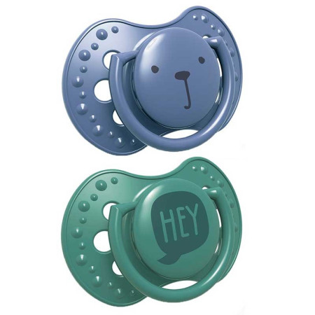 Chupetes dinámicos Hey (0-3)meses , 2 uds. Lovi