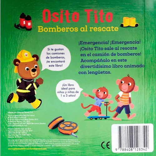 Osito tito. Bomberos al rescate