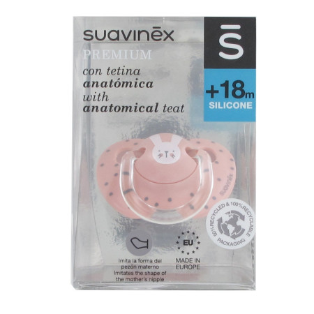 Chupete Premium Tetina Anatómico Silicona +18m.Suavinex