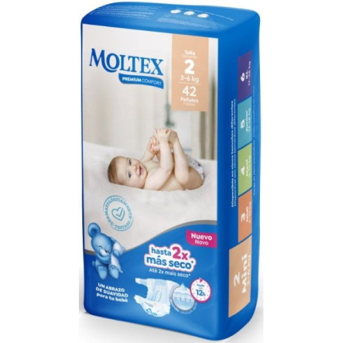 Pañales Moltex Premium Comfort Talla 2