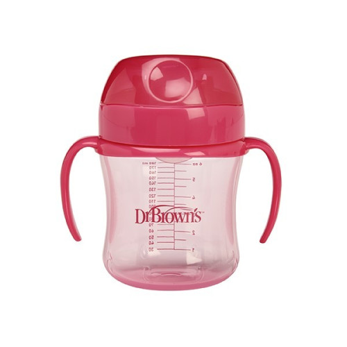 Vaso de transición con Boquilla suave 180 ml. DrBrown´s