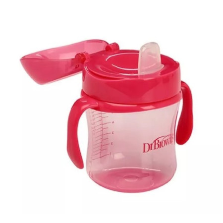 Vaso de transición con Boquilla suave 180 ml. DrBrown´s