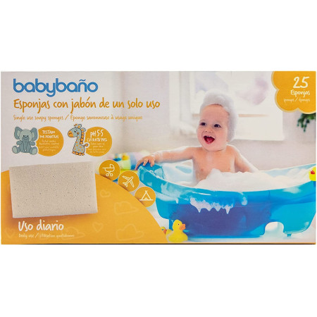 Esponjitas Jabonosas para Bebés.  Babybaño