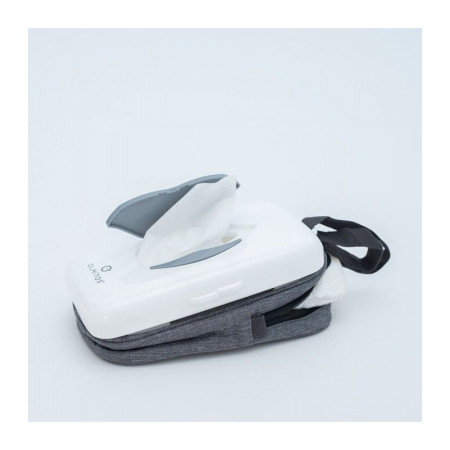 Porta pañales + estuche dispensador de Toallitas . Olmitos