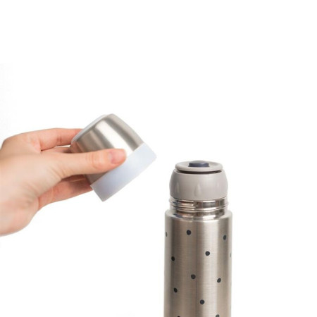 Termo liquido 500ml Dots Blue. Olmitos