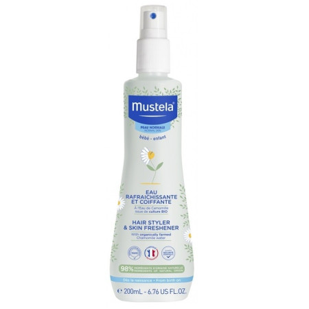 Agua para peinar refrescante 200ml. Mustela