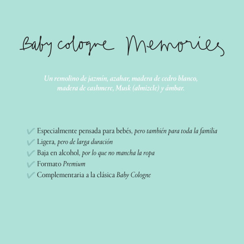 Colonia infantil Memories 100 ml . Suavinex