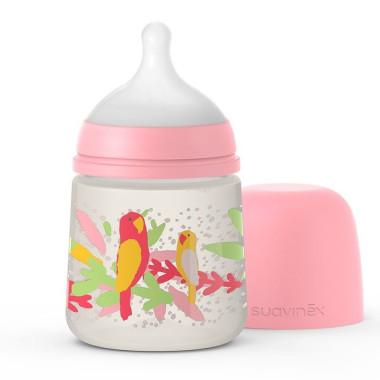 Biberón tetina fisiológica SX PRO, flujo lento 150 ml .Suavinex
