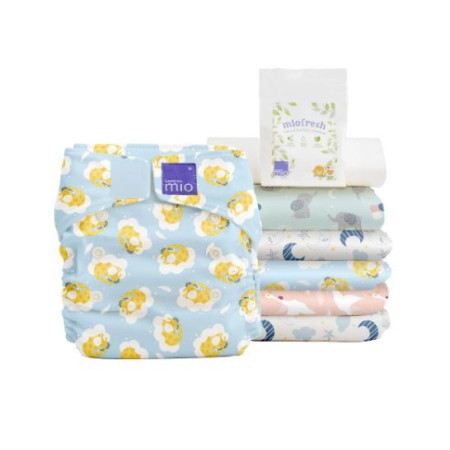 Miosolo Set de Pañales de Tela "El pais de los sueños ".  Bambino Mio