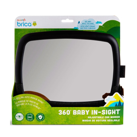 Espejo auto Brica ajustable 360º. Munchkin