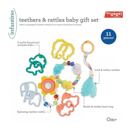 Pack regalo mordedores dentición.Infantino