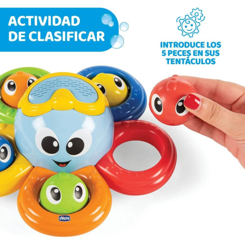 Juguete de baño Billy el Pulpo. Chicco