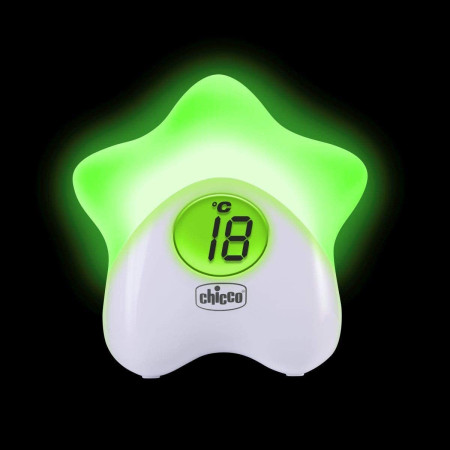 Estrella luz nocturna con Termómetro. Chicco