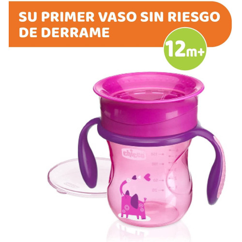 Vaso Perfect 360 antiderrames. Chicco