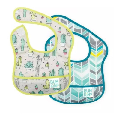 Babero Bumkins starter 2 uds. ( 3-9 meses)