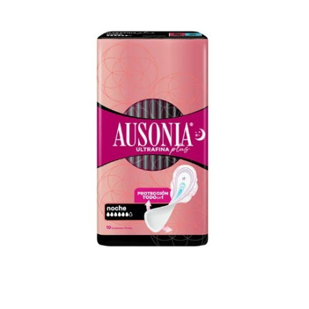 Compresas Extrafina plus noche 10 Uds. Ausonia