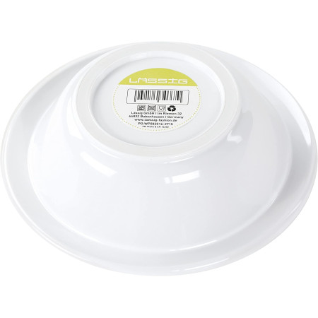 Cuenco de melamina con silicona little chums. Lässig