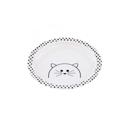 Plato de melamina con silicona little chums. Lässig