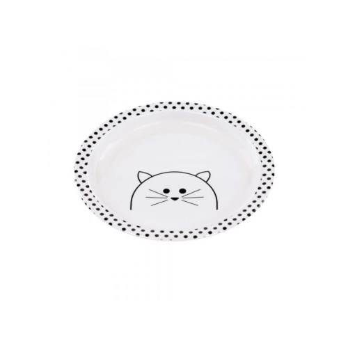 Plato de melamina con silicona little chums. Lässig