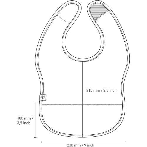 Babero impermeable Eva Bib (6-24)m- Lässig