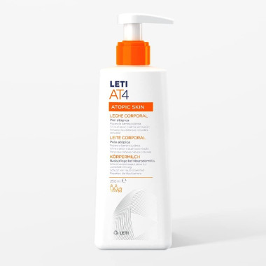 Leti AT4 Leche corporal 250ml. Atopic Skin