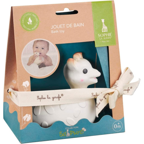 Sophie la girafe Juguete de baño SO'PURE 100% hevea natural
