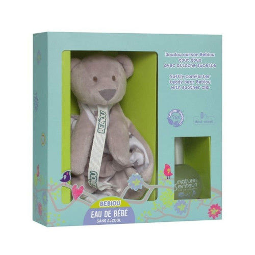 Estuche Eau de Bebe hipoalergénica 50ml + Doudou. Sophia la girafe