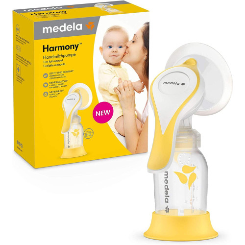 Extractor de leche manual Harmon y Flex. Medela