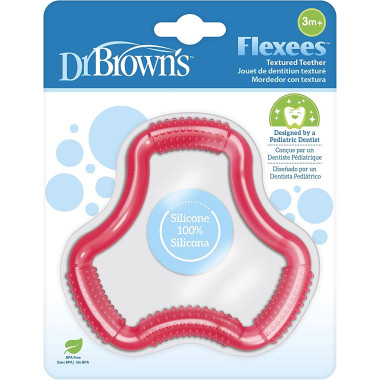 Mordedor silicona Flexees forma de aro. Dr. Brown´s