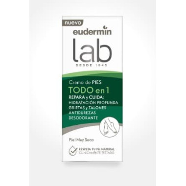 Crema reparadora pies 75 ml + 33%. Eudermin