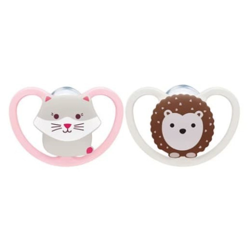 Chupetes SPACE Silicona T1 0-6m (2ud) NUK