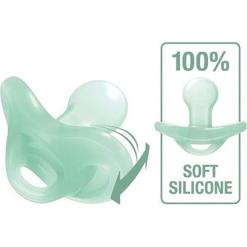 Chupetes SENSITIVE Soft Silicone T1 0-6m (2ud) NUK