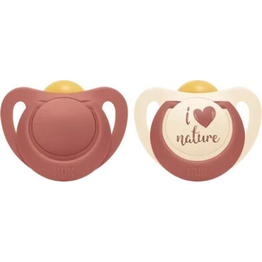 Chupetes FOR NATURE Látex T2 6-18m (2ud) NUK