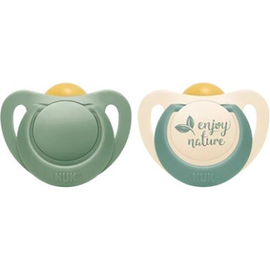 Chupetes FOR NATURE Látex T3 18-36m (2ud) NUK