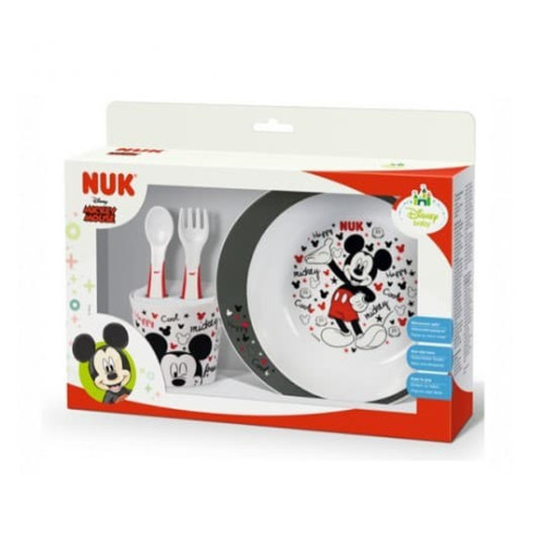 Vajilla set de comida Mickey. Nuk
